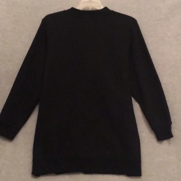NWOT Woman Within Boho Bohemian Lagan Look Minimalist Snap Up Long Sleeve Jacket - Picture 3 of 12